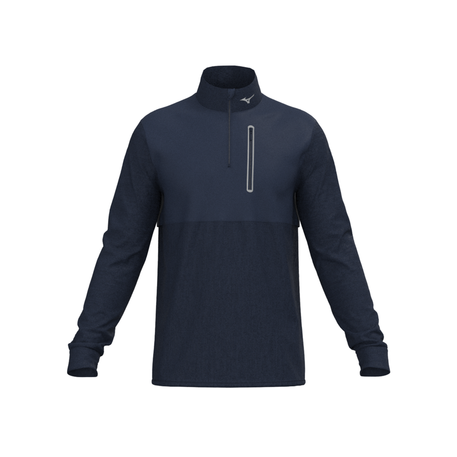 Mizuno Mizuno Melange Reflect 1/4 Zip Navy